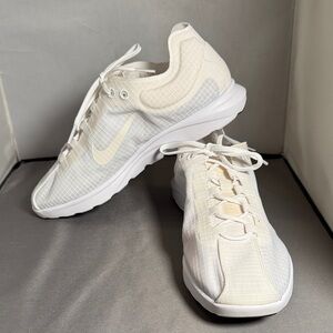 Nike women’s size 9 White and Cream Athletic Sneakers